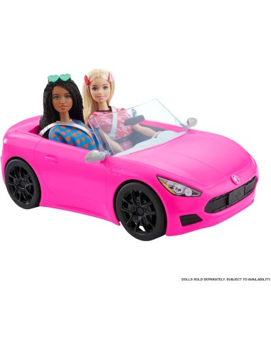 GIOCATTOLO PUBBLICIZZATO: vendita online Barbie Auto Cabriolet Rosa Decappottabile – Veicolo a Due Posti per Bambole Mattel i...