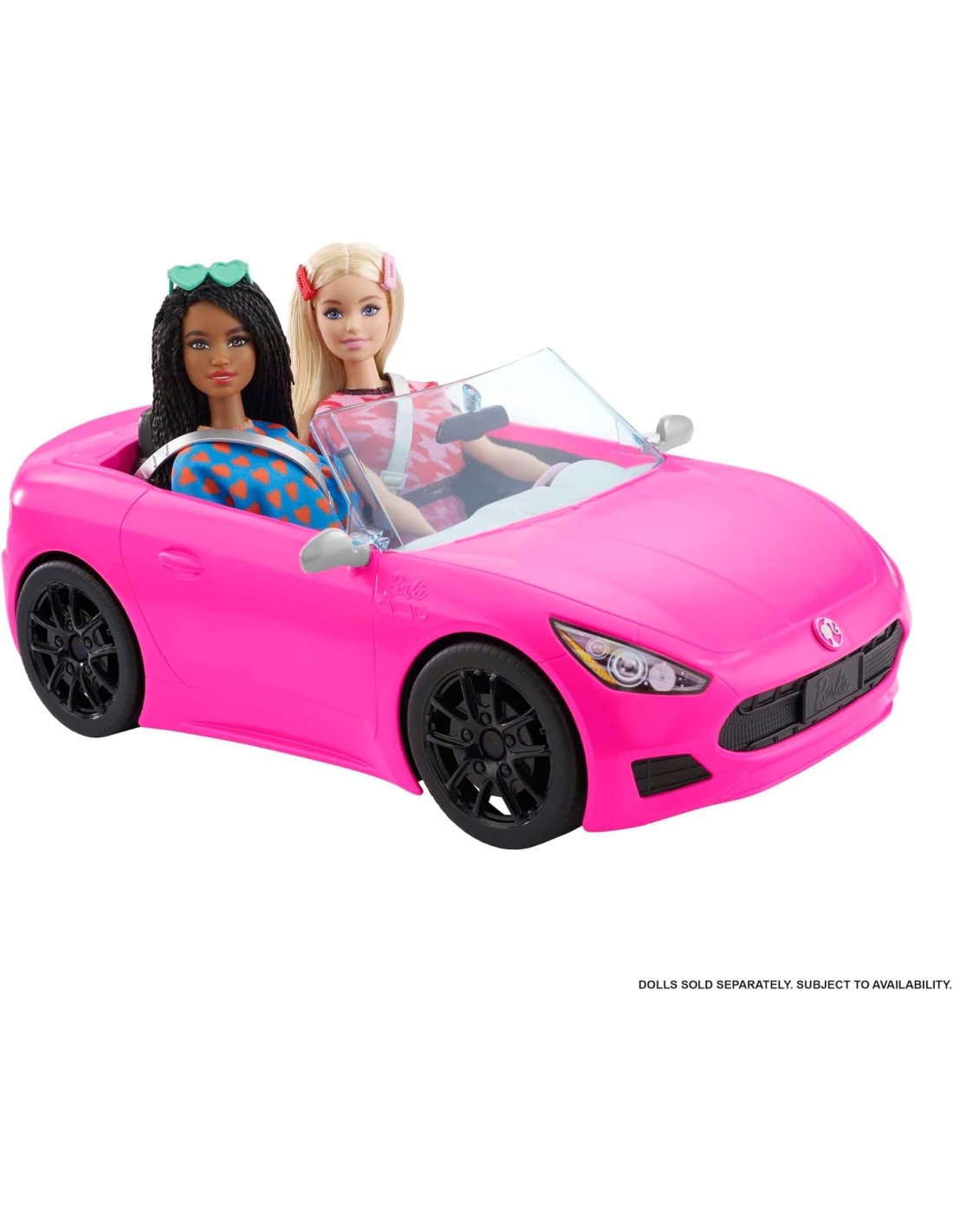GIOCATTOLO PUBBLICIZZATO: vendita online Barbie Auto Cabriolet Rosa Decappottabile – Veicolo a Due Posti per Bambole Mattel i...