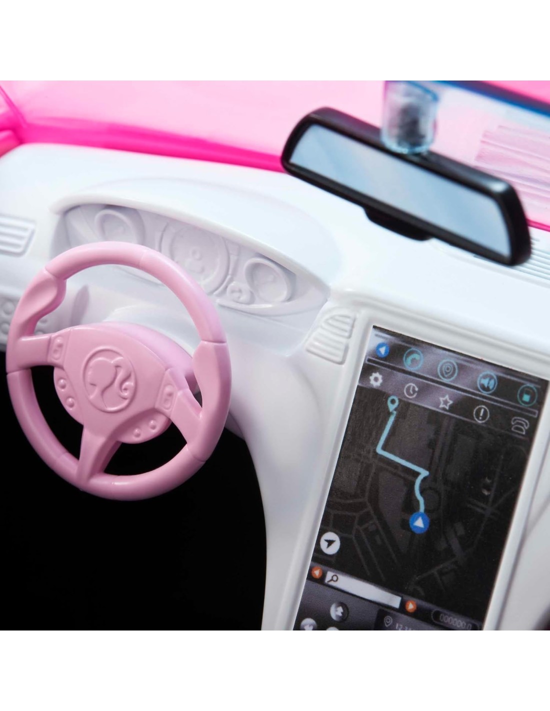 GIOCATTOLO PUBBLICIZZATO: vendita online Barbie Auto Cabriolet Rosa Decappottabile – Veicolo a Due Posti per Bambole Mattel i...