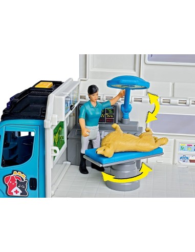 GIOCHI BOY: vendita online Dickie Toys Animal Rescue Van – Furgone Veterinario Scala 1:24 con Personaggio e Animali in offerta