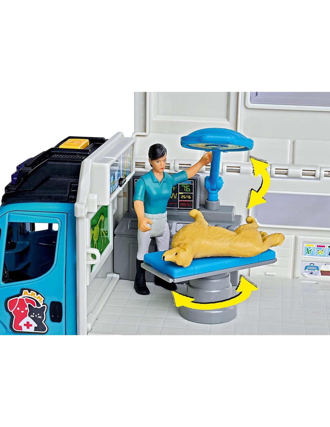 GIOCHI BOY: vendita online Dickie Toys Animal Rescue Van – Furgone Veterinario Scala 1:24 con Personaggio e Animali in offerta