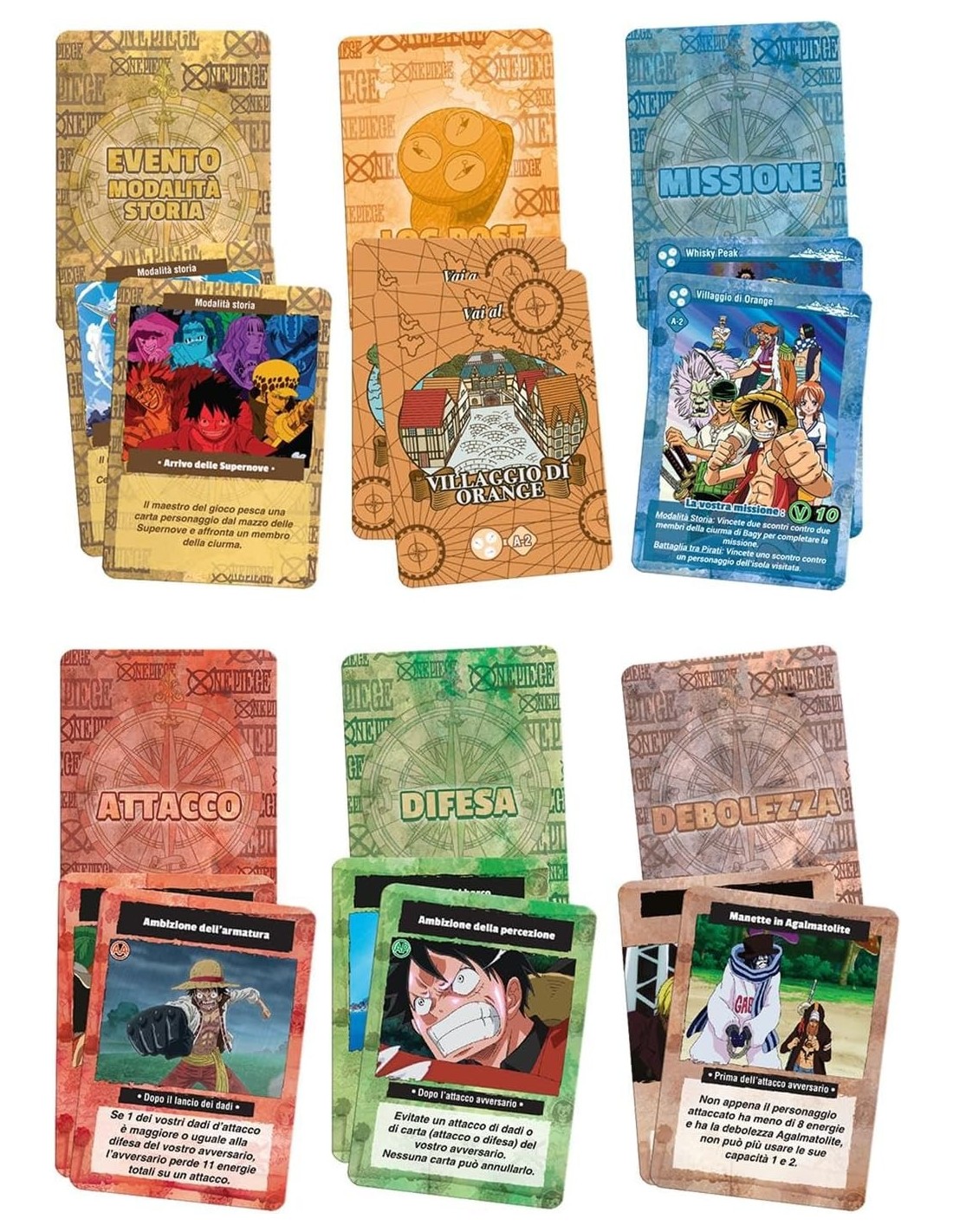GIOCHI DI SOCIETA'E PUZZLE: vendita online One Piece – L’Isola dell’Avventura Rocco Giocattoli – Gioco da Tavolo Strategico i...