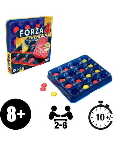 FORZA 4 FRENESIA GIOCO DA TAVOLO VELOCE E PORTATILE | Shop in Casa