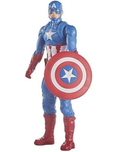 GIOCATTOLO PUBBLICIZZATO: vendita online Marvel Avengers Capitan America Titan Hero Series 30cm Hasbro in offerta