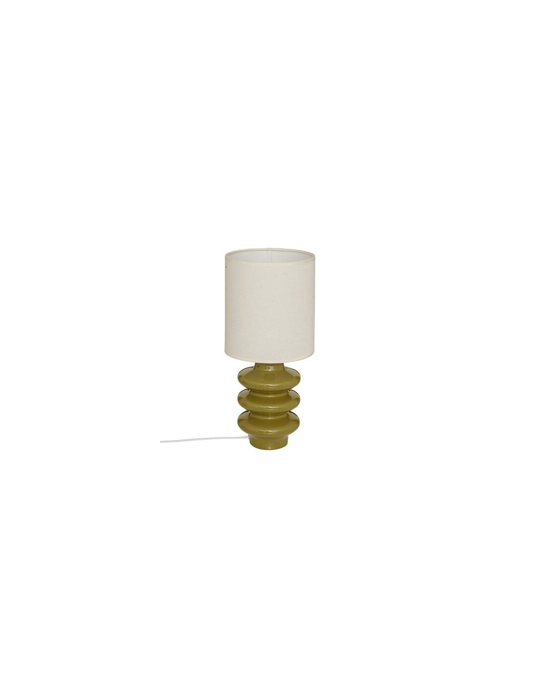 ILLUMINAZIONE: vendita online Lampada Vinus, altezza 45 cm, kaki, stoneware, diametro 20 cm in offerta