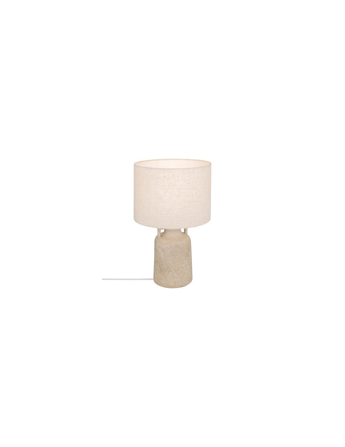 ILLUMINAZIONE: vendita online Lampada Gibus, altezza 45,5 cm, grigia, stoneware, diametro 28 cm in offerta