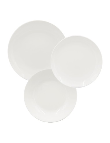 SERVIZI TAVOLA: vendita online La Routine Servizio Tavola 18 Pezzi – Porcellana Elegante per 6 Persone in offerta