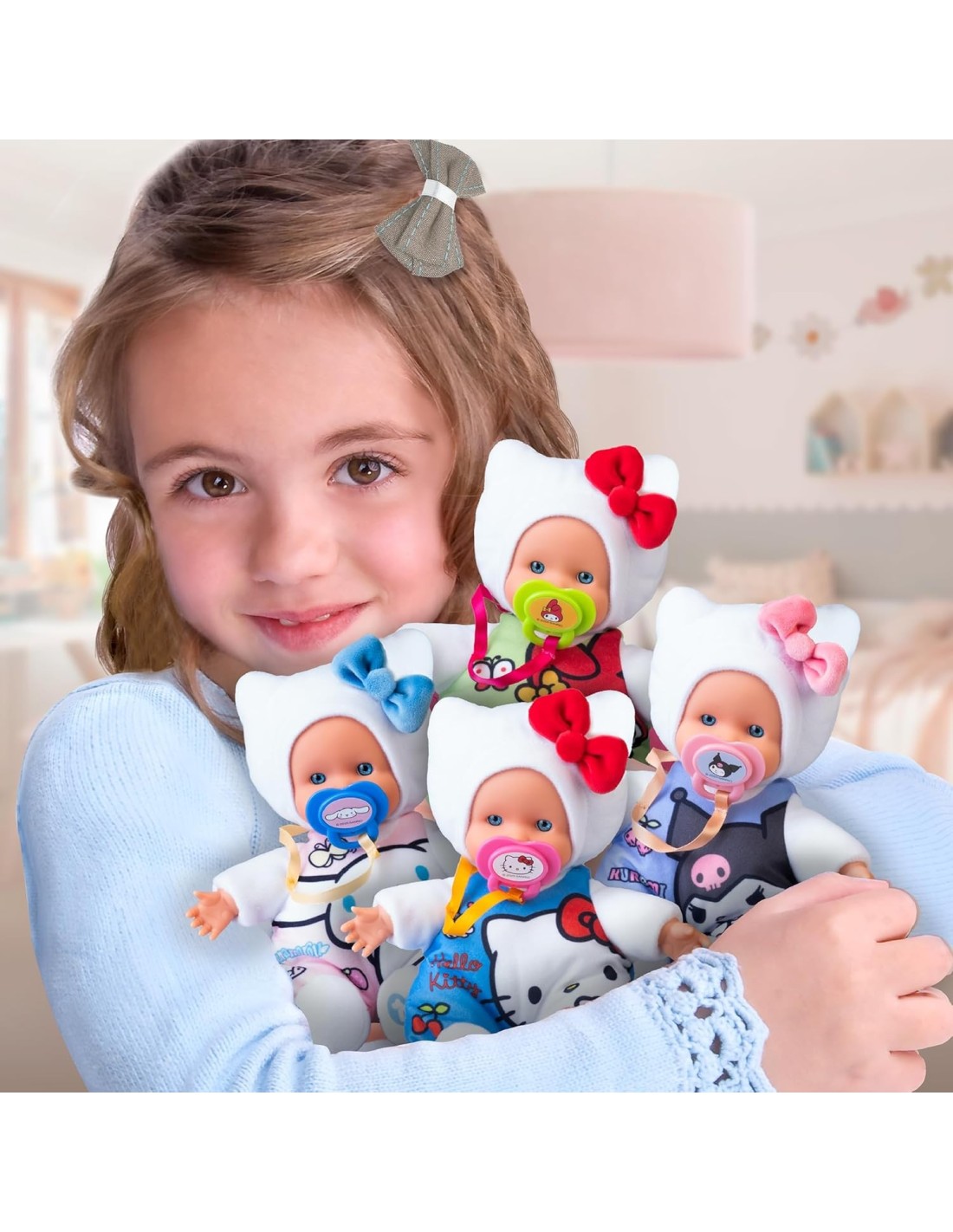 GIOCATTOLO PUBBLICIZZATO: vendita online Nenuco Hello Kitty & Friends Bambola Bebè Cute Friends – Famosa ASSORTITO in offerta