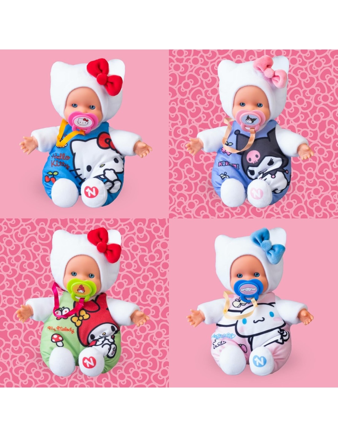GIOCATTOLO PUBBLICIZZATO: vendita online Nenuco Hello Kitty & Friends Bambola Bebè Cute Friends – Famosa ASSORTITO in offerta