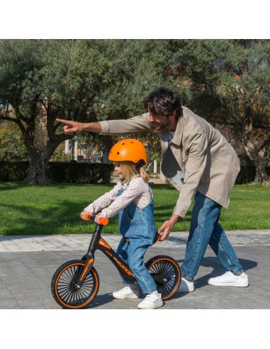 BICI - PRIMI PASSI - AUTO: vendita online Feber Balance Bike Bicicletta Senza Pedali Nero/Arancio in offerta