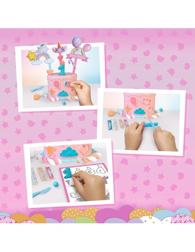 GIOCATTOLO PUBBLICIZZATO: vendita online Nenuco Unicorn Birthday Famosa – Bambola Compleanno con Torta Personalizzabile in of...