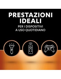 M - FOTO - ACCESSORI - BATTERIE: vendita online Duracell Plus Power Boost AAA Ministilo – Confezione da 8 Batterie Alcaline 1...