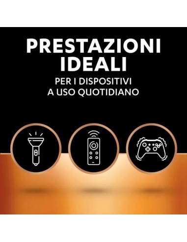 M - FOTO - ACCESSORI - BATTERIE: vendita online Duracell Plus Power Boost AA Stilo – Confezione da 8 Batterie Alcaline 1,5V i...