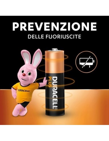 M - FOTO - ACCESSORI - BATTERIE: vendita online Duracell Plus Power Boost AA Stilo – Confezione da 8 Batterie Alcaline 1,5V i...