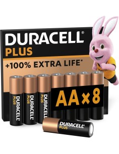 M - FOTO - ACCESSORI - BATTERIE: vendita online Duracell Plus Power Boost AA Stilo – Confezione da 8 Batterie Alcaline 1,5V i...