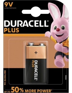 M - FOTO - ACCESSORI - BATTERIE: vendita online Duracell Plus Power 9V MN1604 – Blister 1 Batteria Alcalina in offerta