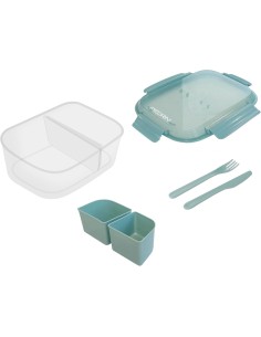 THERMOS E PORTAVIVANDE: vendita online Pedrini Scatola Portapranzo 04GD298 con Posate e Scomparti in offerta 2