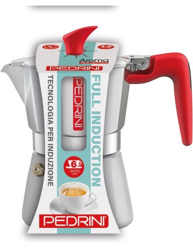 CAFFETTIERE E BOLLITORI: vendita online Pedrini Caffettiera Aroma 6 Tazze Induzione in offerta