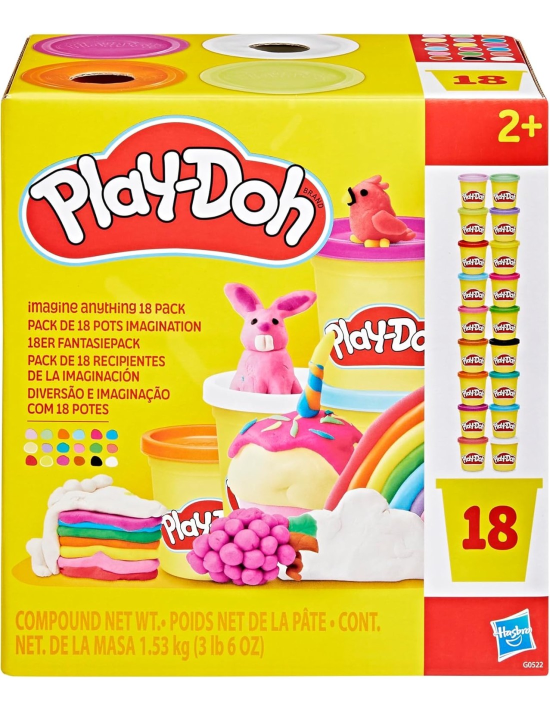 Play-Doh 18 colori vasetti grandi per bambini | shopincasa.it
