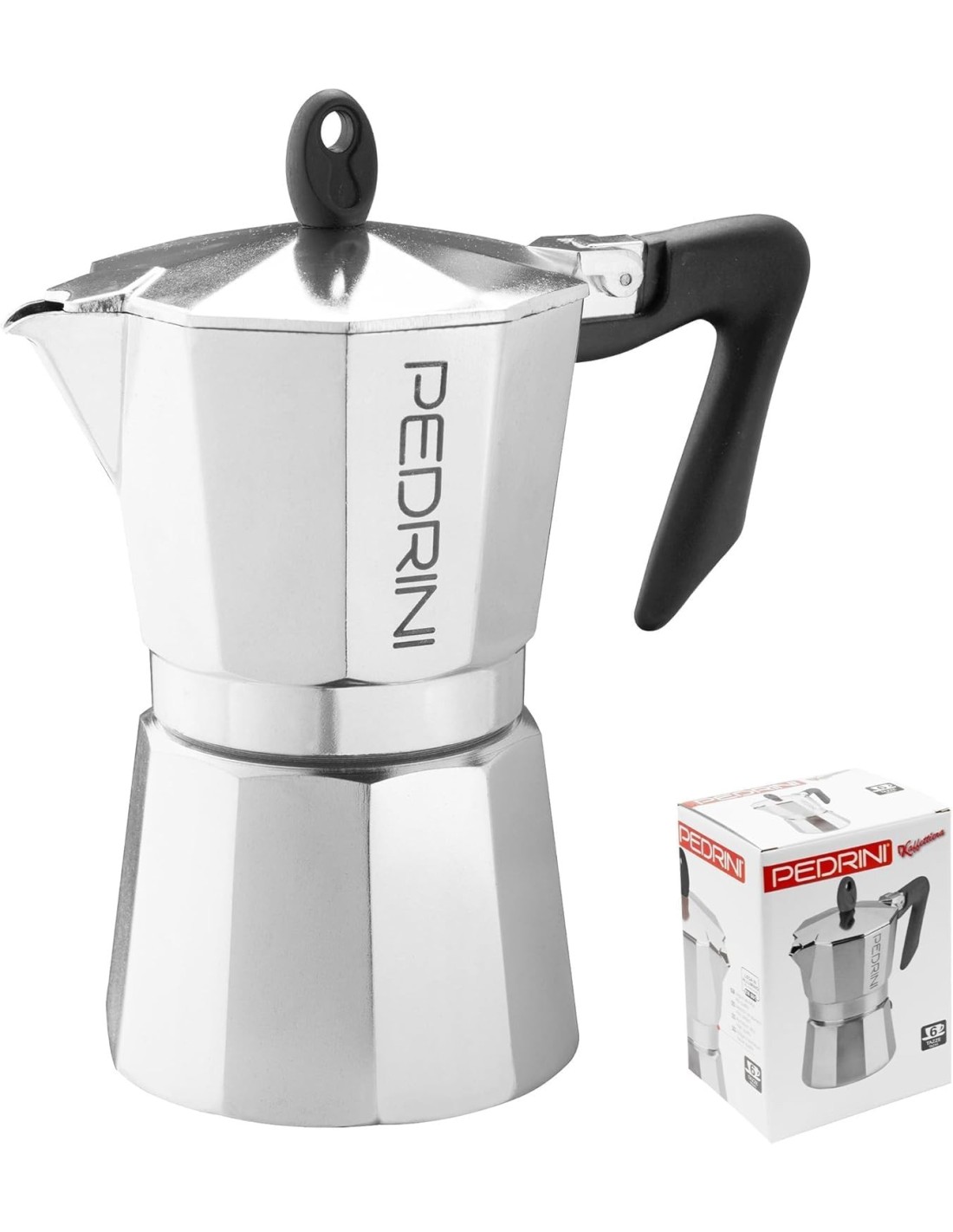 CAFFETTIERE E BOLLITORI: vendita online Pedrini Caffettiera 9083-3 Brillantata 3 Tazze in offerta