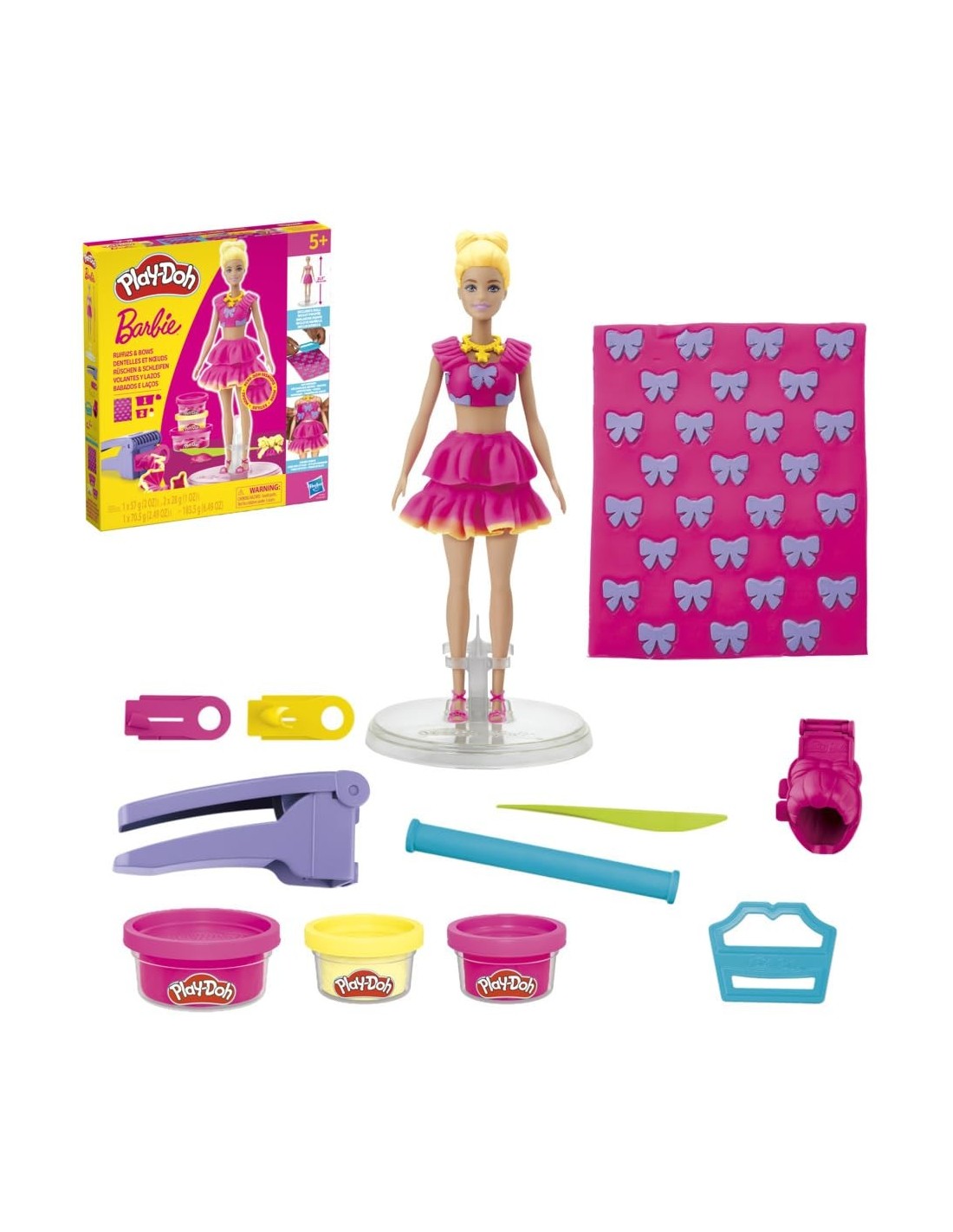 GIOCATTOLO PUBBLICIZZATO: vendita online PLAYDOH G1354 BARBIE DESIGNER BAMBOLE ASSORTITE in offerta
