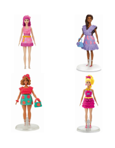 GIOCATTOLO PUBBLICIZZATO: vendita online PLAYDOH G1354 BARBIE DESIGNER BAMBOLE ASSORTITE in offerta 2