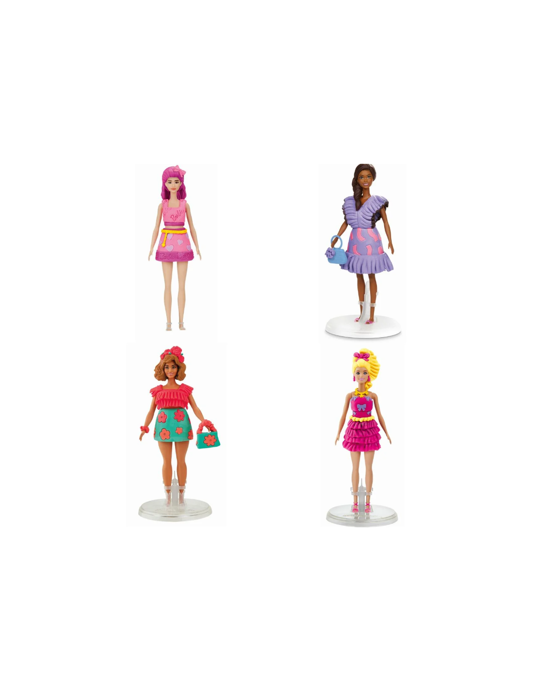 GIOCATTOLO PUBBLICIZZATO: vendita online PLAYDOH G1354 BARBIE DESIGNER BAMBOLE ASSORTITE in offerta