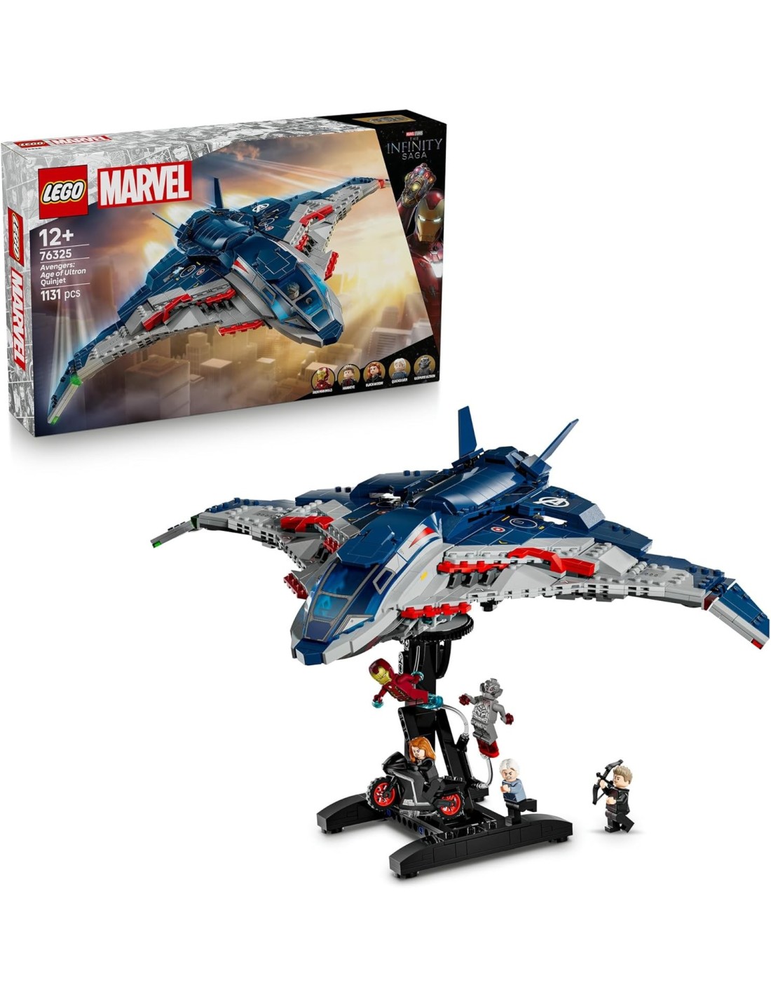 GIOCATTOLO PUBBLICIZZATO: vendita online LEGO Marvel 76325 Quinjet Avengers: Age of Ultron | Super Heroes in offerta