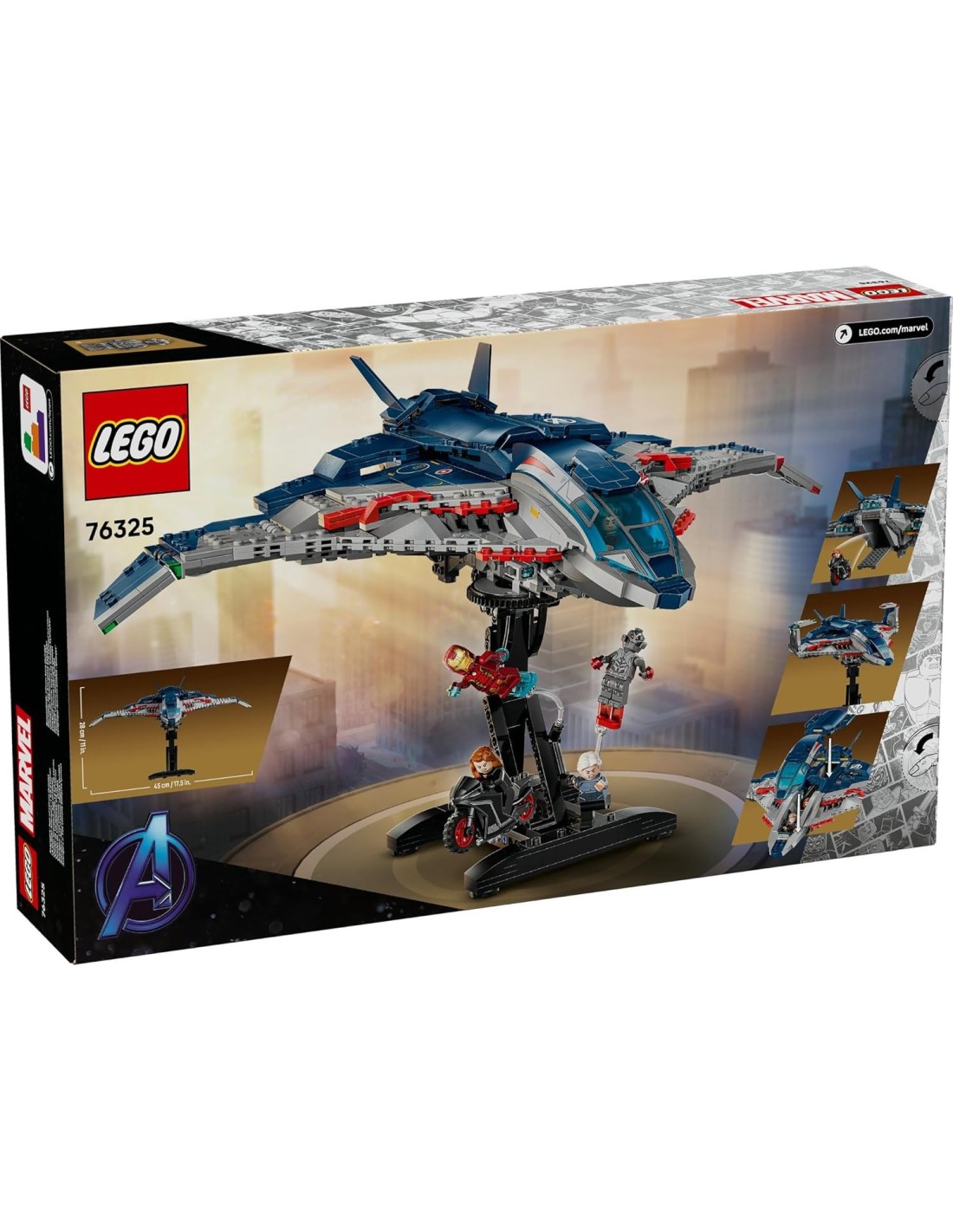 GIOCATTOLO PUBBLICIZZATO: vendita online LEGO Marvel 76325 Quinjet Avengers: Age of Ultron | Super Heroes in offerta