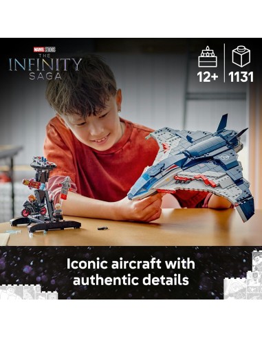 GIOCATTOLO PUBBLICIZZATO: vendita online LEGO Marvel 76325 Quinjet Avengers: Age of Ultron | Super Heroes in offerta