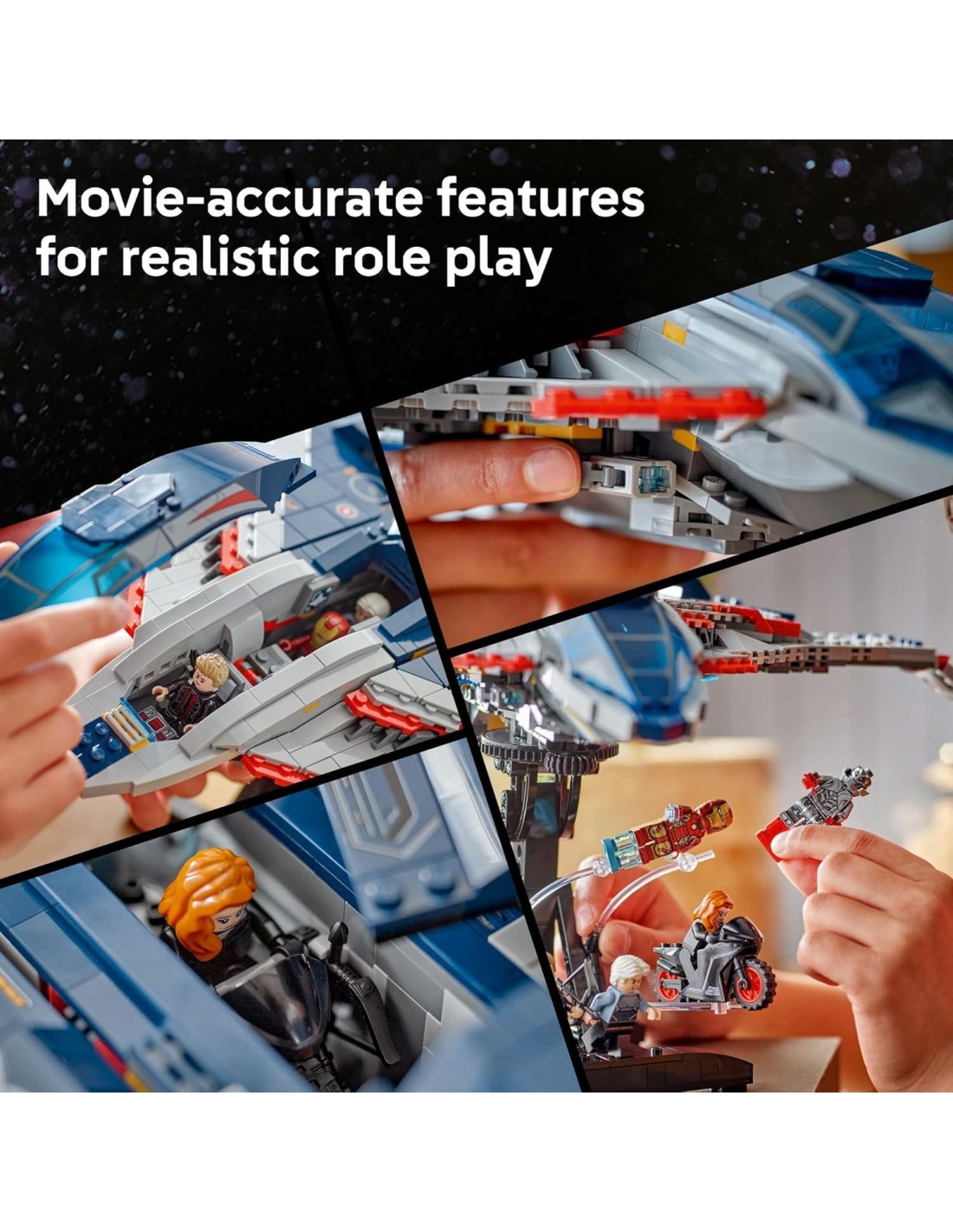 GIOCATTOLO PUBBLICIZZATO: vendita online LEGO Marvel 76325 Quinjet Avengers: Age of Ultron | Super Heroes in offerta