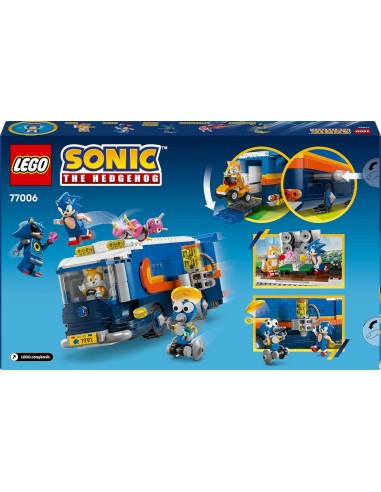 GIOCATTOLO PUBBLICIZZATO: vendita online LEGO Sonic 77006 Camion di Comando Team Sonic in offerta
