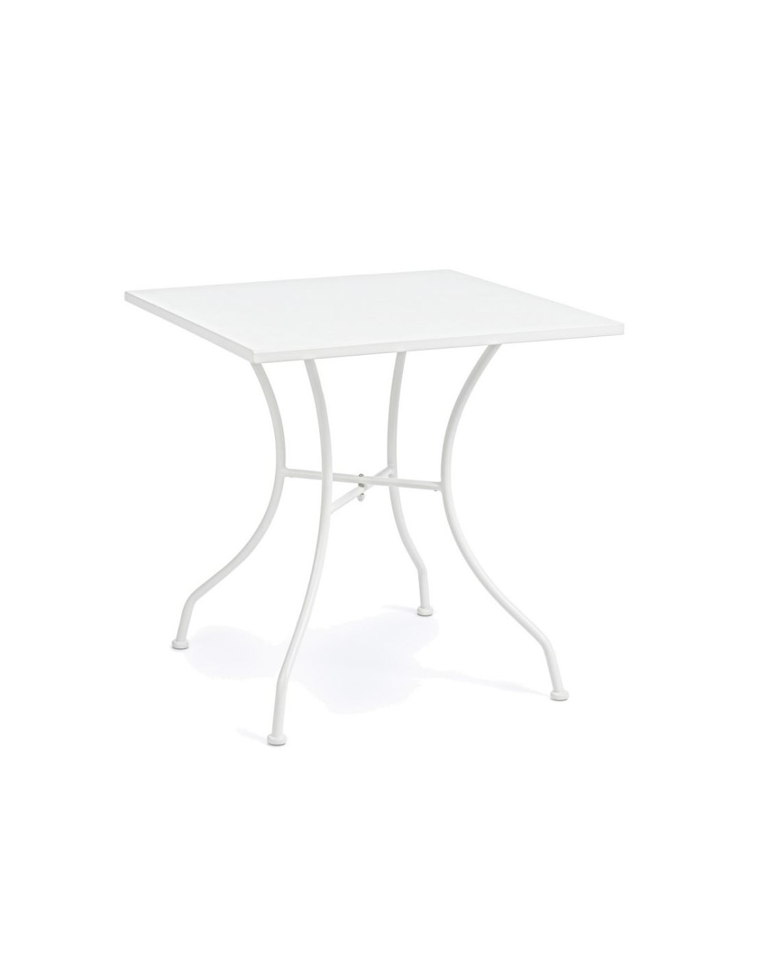 TAVOLO 0802878 KELSIE BIANCO 70X70