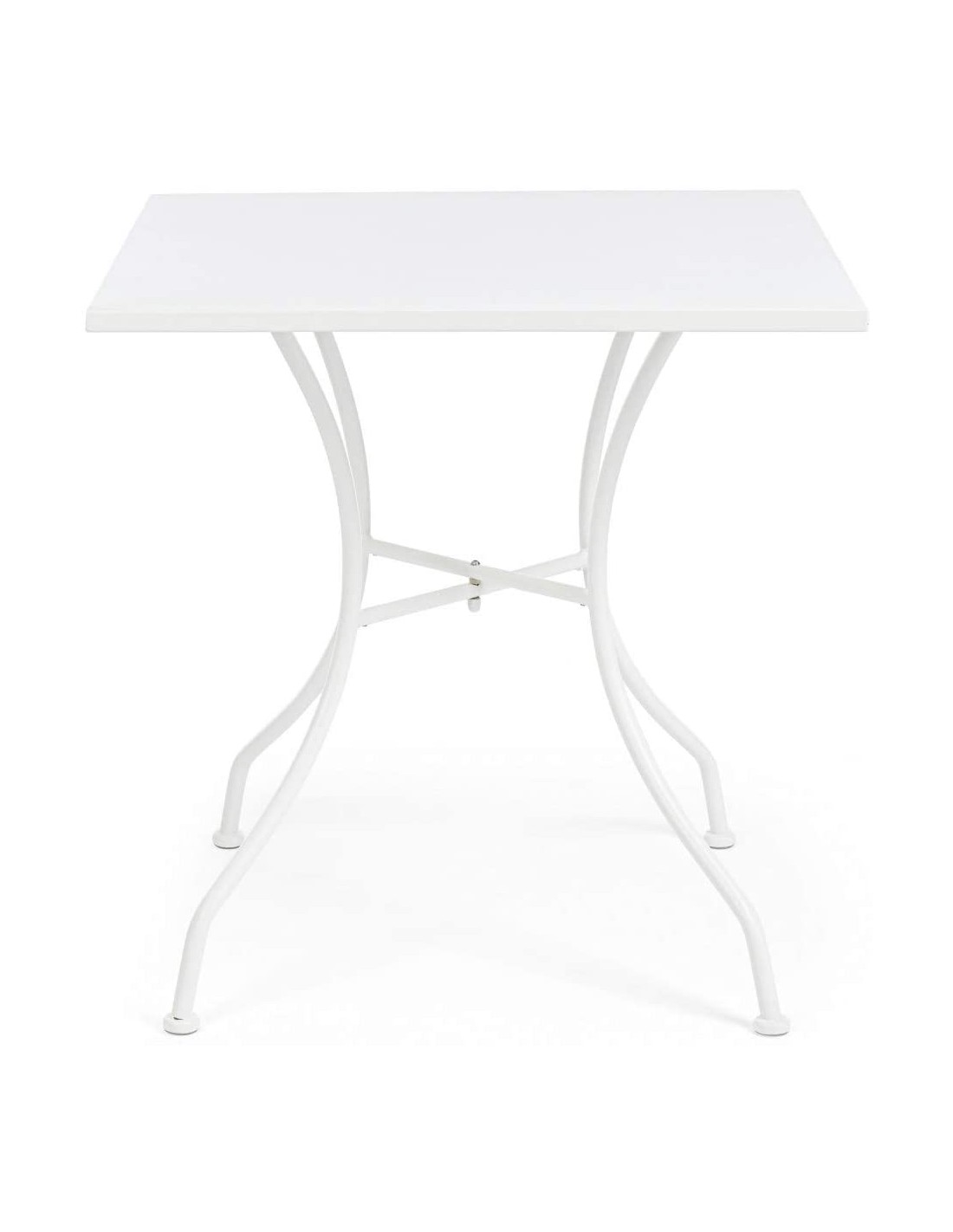 TAVOLO 0802878 KELSIE BIANCO 70X70