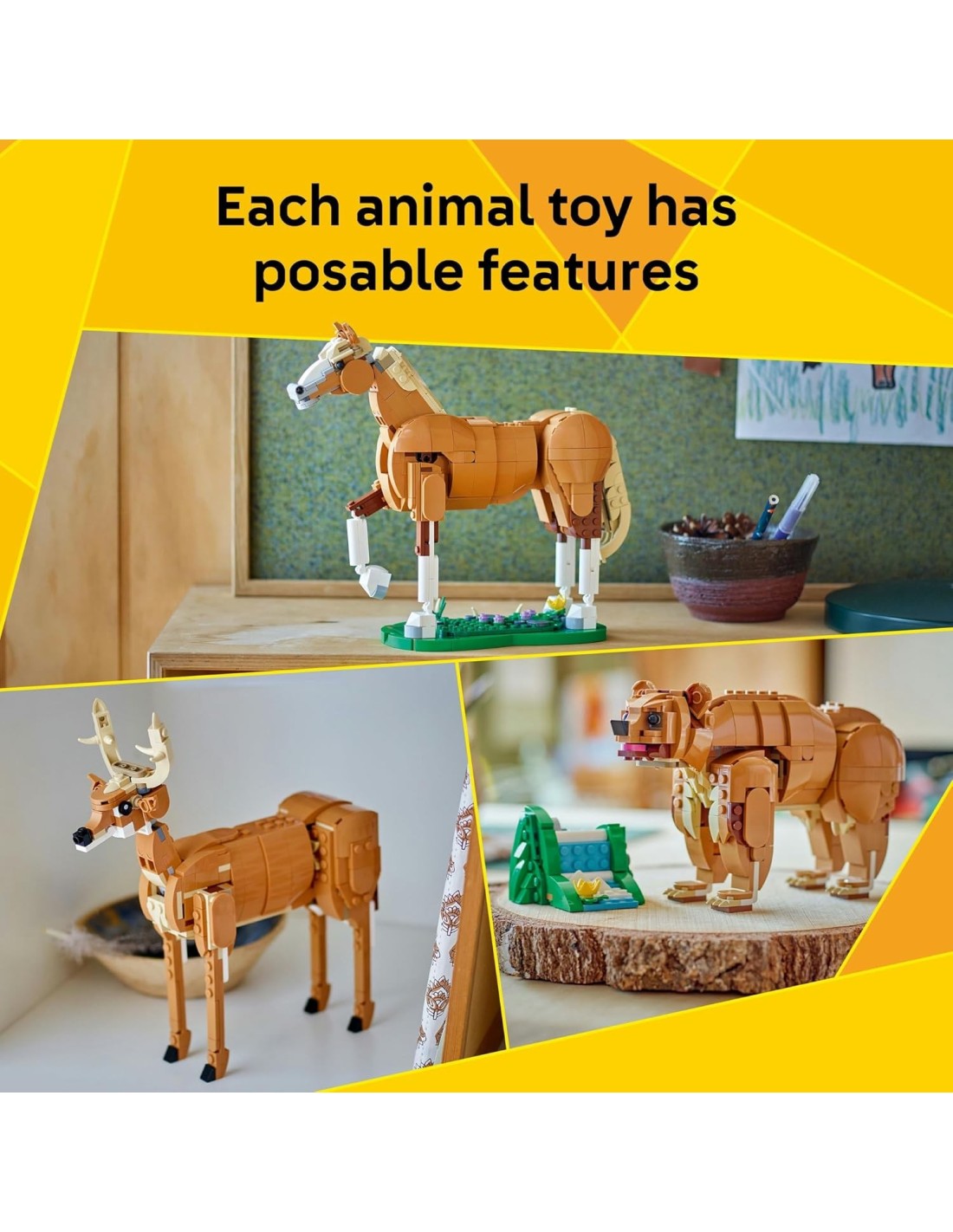 GIOCATTOLO PUBBLICIZZATO: vendita online LEGO Creator 31166 Cavallo Meraviglioso | Set 3 in 1 in offerta