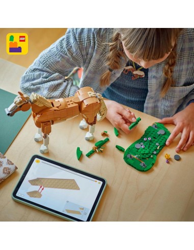 GIOCATTOLO PUBBLICIZZATO: vendita online LEGO Creator 31166 Cavallo Meraviglioso | Set 3 in 1 in offerta