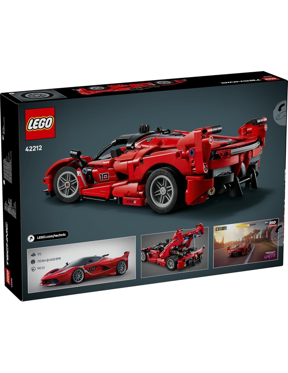 GIOCATTOLO PUBBLICIZZATO: vendita online LEGO Technic 42212 Ferrari FXX K | Supercar da Costruire in offerta