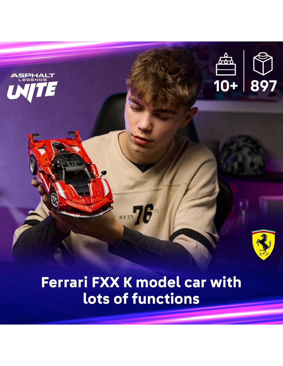 GIOCATTOLO PUBBLICIZZATO: vendita online LEGO Technic 42212 Ferrari FXX K | Supercar da Costruire in offerta