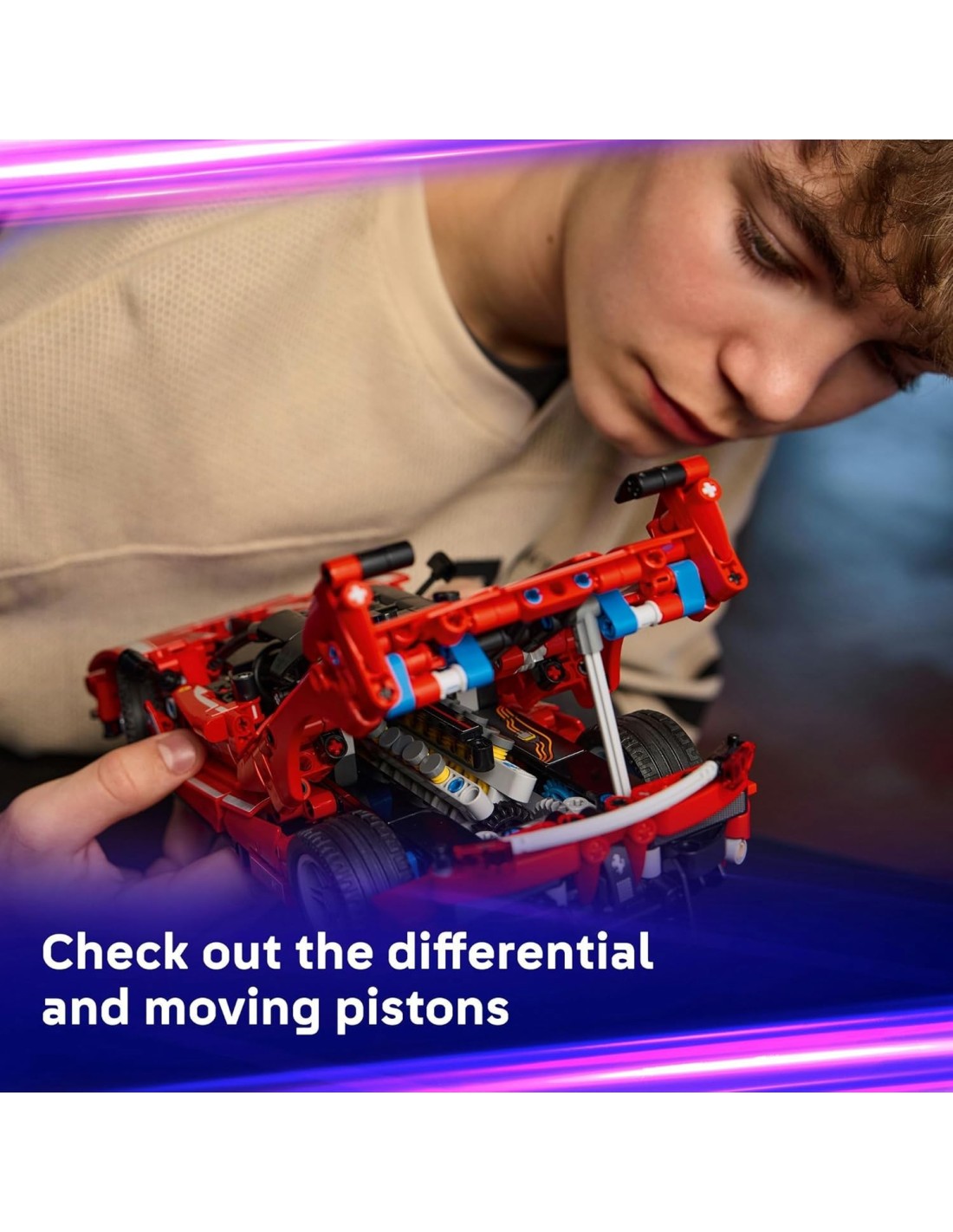 GIOCATTOLO PUBBLICIZZATO: vendita online LEGO Technic 42212 Ferrari FXX K | Supercar da Costruire in offerta