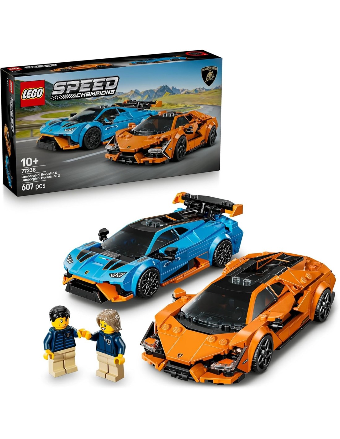 GIOCATTOLO PUBBLICIZZATO: vendita online LEGO Speed Champions 77238 Lamborghini Revuelto e Huracán STO | Set 2 Auto Iconiche ...