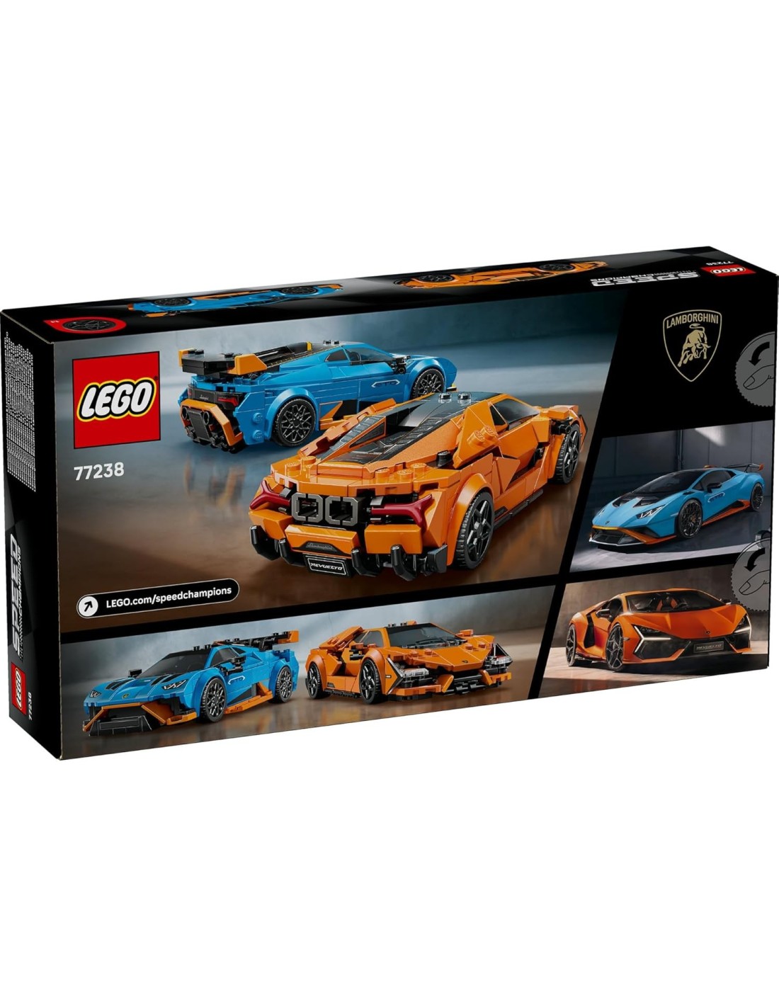 GIOCATTOLO PUBBLICIZZATO: vendita online LEGO Speed Champions 77238 Lamborghini Revuelto e Huracán STO | Set 2 Auto Iconiche ...