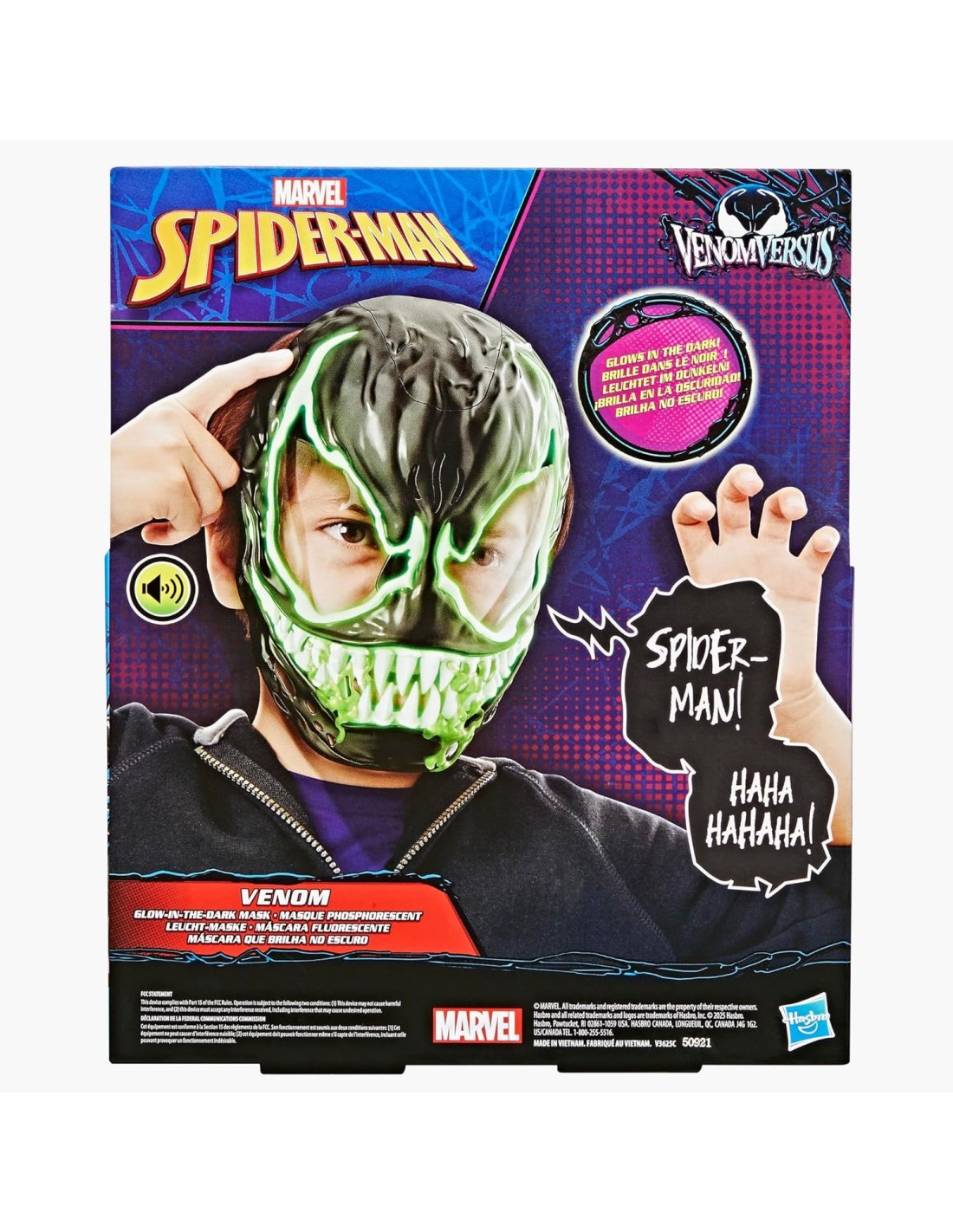 Hasbro Marvel VenomVersus Maschera Venom che si Illumina al Buio | Shop in Casa