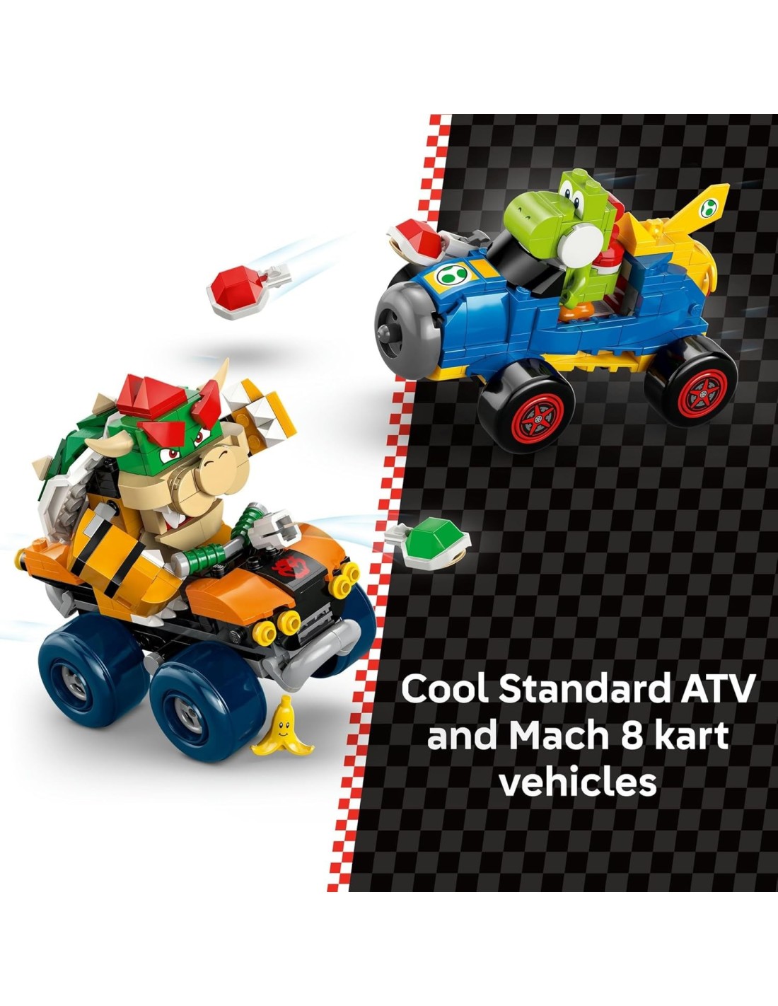 GIOCATTOLO PUBBLICIZZATO: vendita online LEGO 72039 Super Mario Kart – Castello di Bowser in offerta