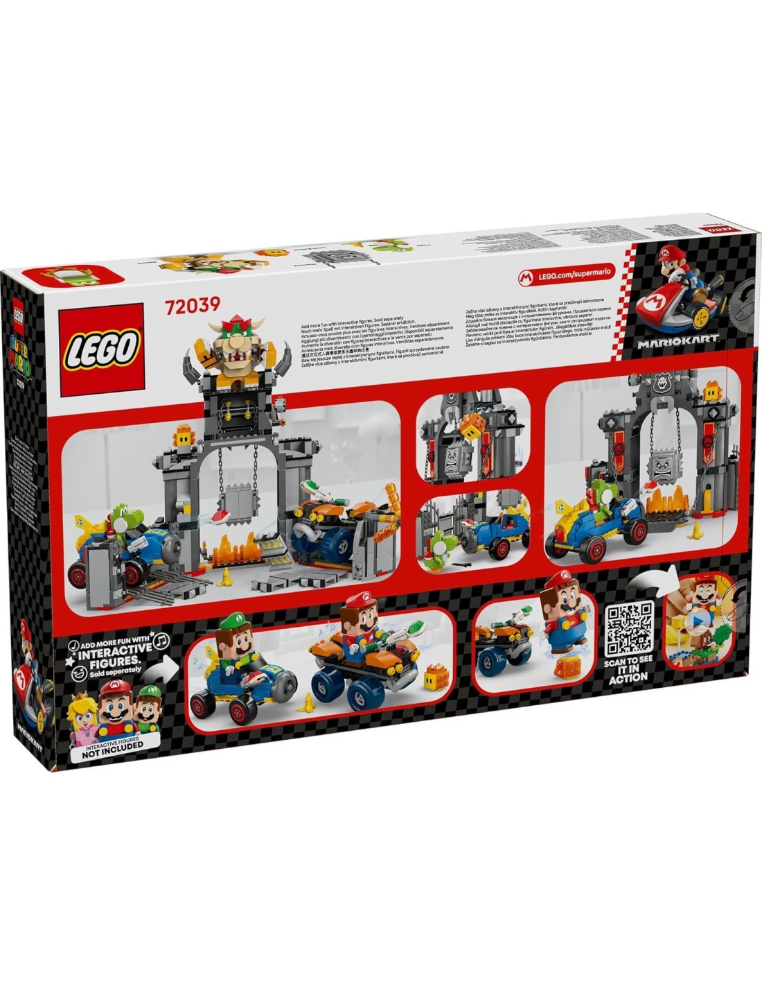 GIOCATTOLO PUBBLICIZZATO: vendita online LEGO 72039 Super Mario Kart – Castello di Bowser in offerta