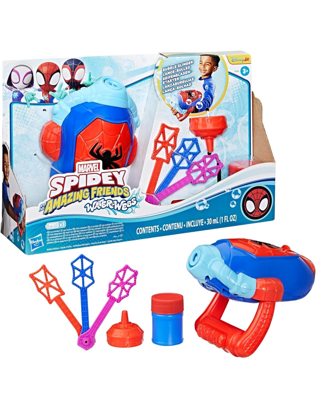 Spidey Bubble Slinger elettronico per bambini 3+ | shopincasa.it