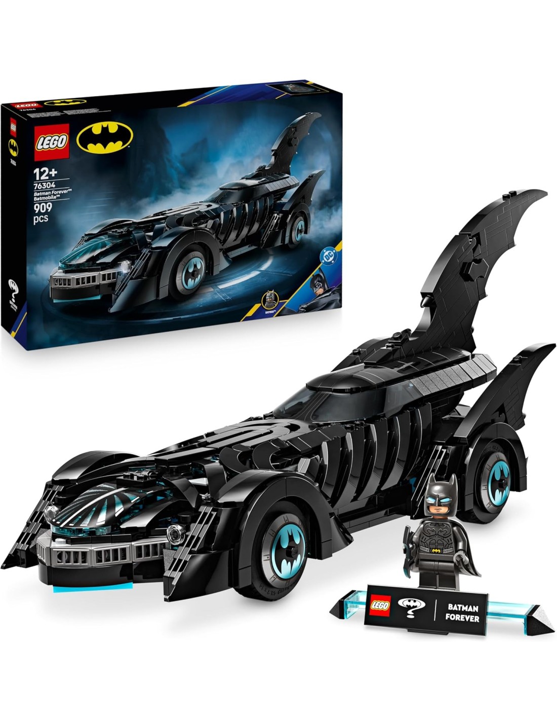 GIOCATTOLO PUBBLICIZZATO: vendita online LEGO 76304 DC Super Heroes Batmobile Batman Forever in offerta