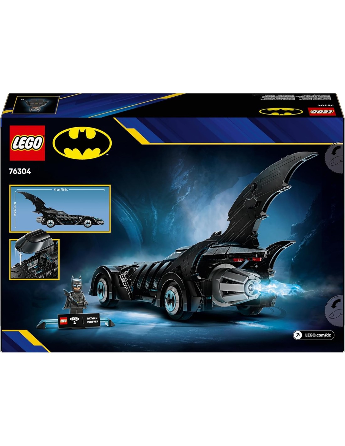GIOCATTOLO PUBBLICIZZATO: vendita online LEGO 76304 DC Super Heroes Batmobile Batman Forever in offerta