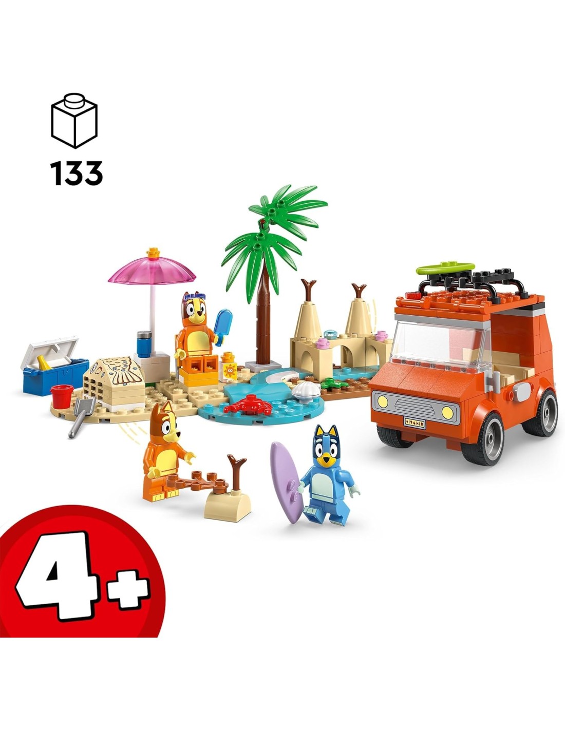 GIOCATTOLO PUBBLICIZZATO: vendita online LEGO 11202 Bluey Vacanza sulla Spiaggia della Famiglia di Bluey in offerta