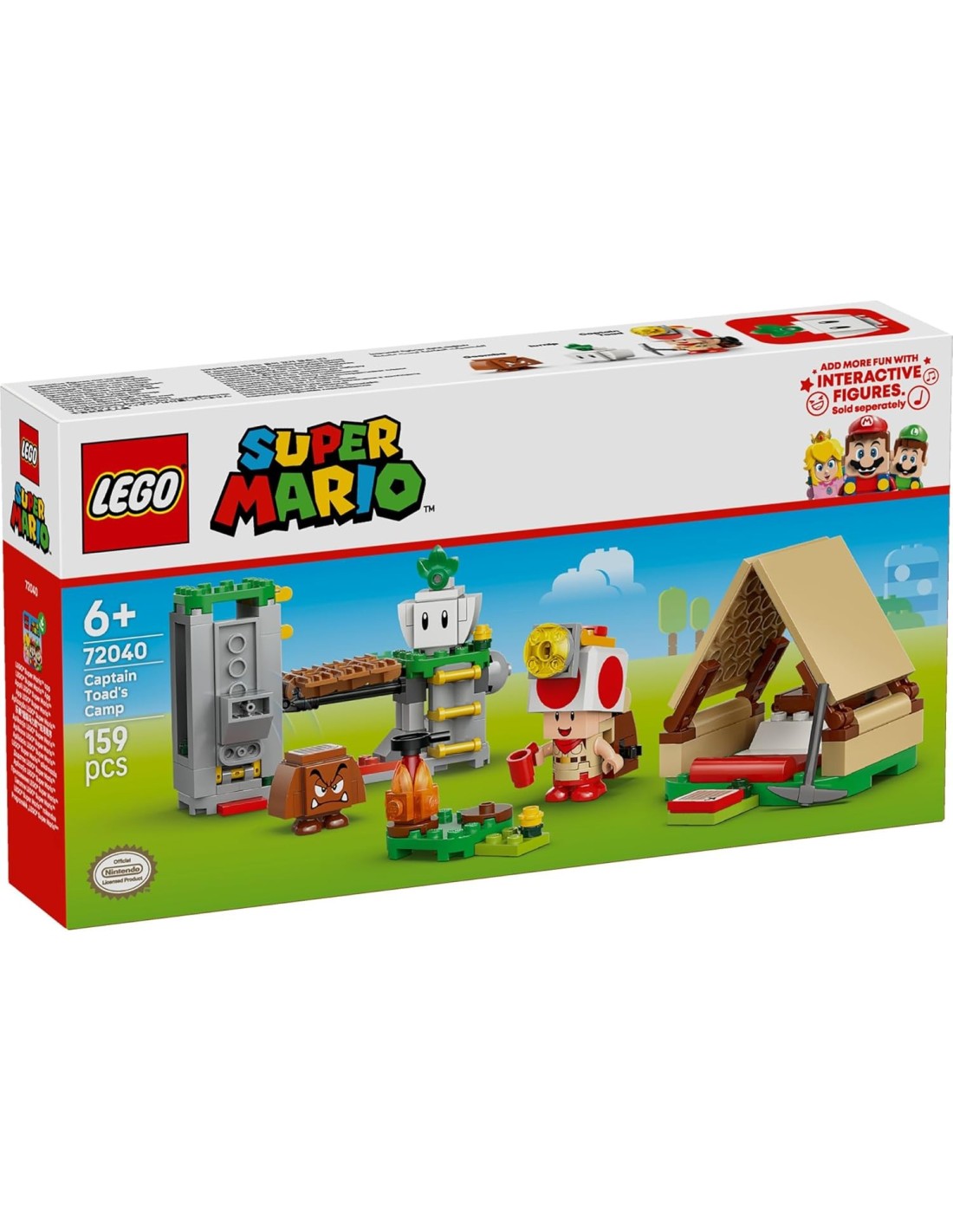 GIOCATTOLO PUBBLICIZZATO: vendita online LEGO 72040 Super Mario – In Campeggio con Capitan Toad in offerta