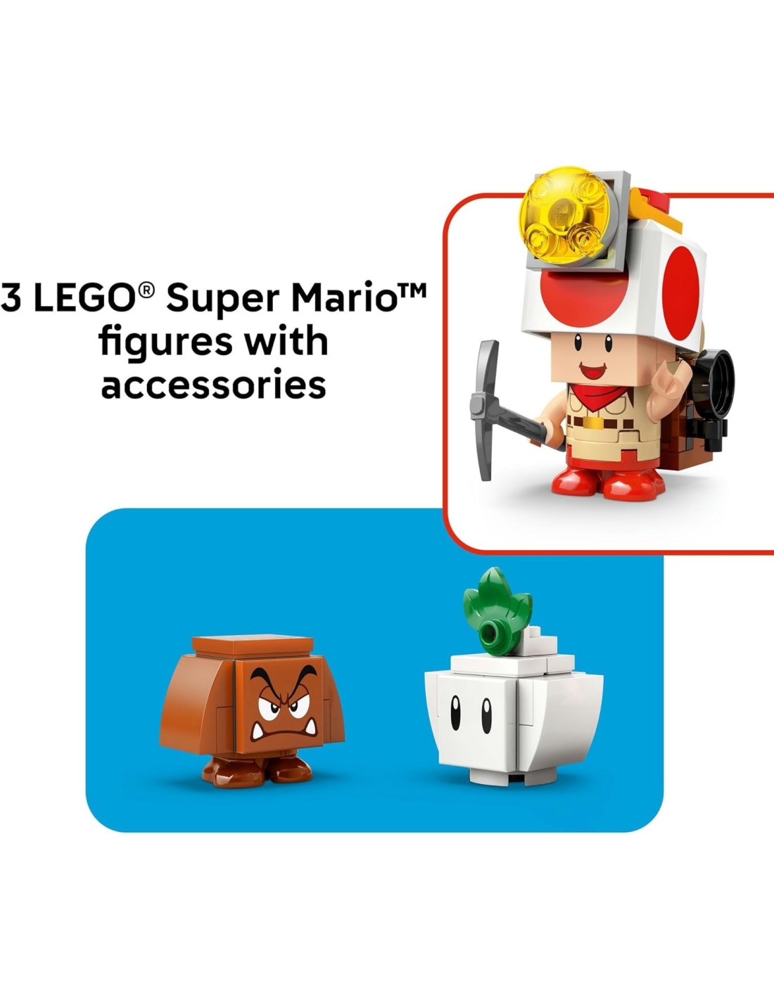 GIOCATTOLO PUBBLICIZZATO: vendita online LEGO 72040 Super Mario – In Campeggio con Capitan Toad in offerta